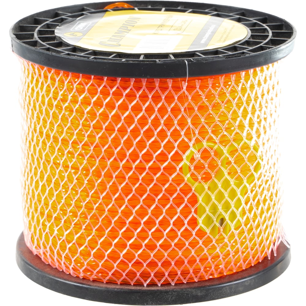 Корд триммерный Twisted Square, нож для отреза (2.4 мм, 245 м) CHAMPION ...