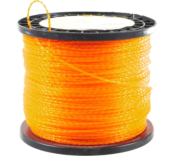 Корд триммерный Twisted Square, нож для отреза (2.4 мм, 245 м) CHAMPION C7014