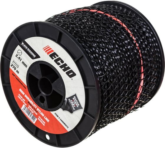 Корд триммерный Black Diamond Line (2.4 мм; 270 м; скрученный квадрат) ECHO 340095073