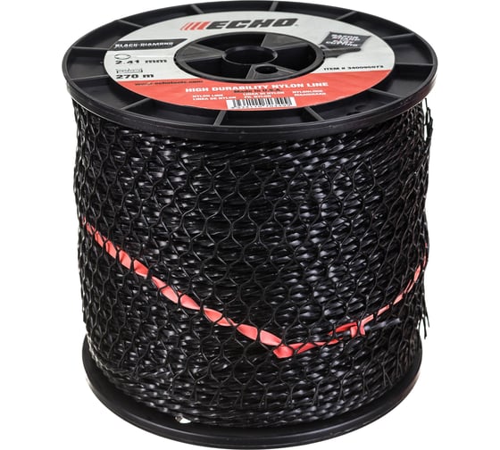 Корд триммерный Black Diamond Line (2.4 мм; 270 м; скрученный квадрат) ECHO 340095073