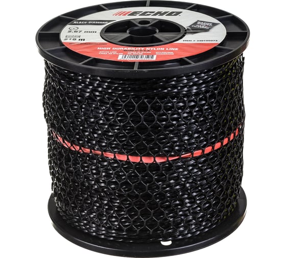 Корд триммерный Black Diamond Line (2.7 мм; 216 м; скрученный квадрат) ECHO 340105073