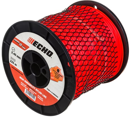 Корд триммерный Cross Fire Line (2.4 мм; 225 м; крест) ECHO 314095054