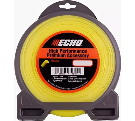 Корд триммерный Round Line (3 мм; 10 м; круг) ECHO 102141220/С6000017