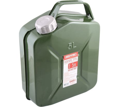 Канистра металлическая 5 л вертикальная SKYWAY S02601007
