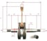 Коленвал для бензокос 33 см³ TORGWIN T345298 3