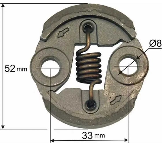 Сцепление (вариатор) для бензокос 33/43/52 см³ TORGWIN T893713 1