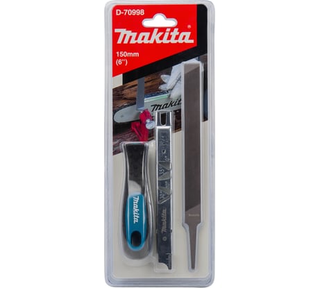 Плоский напильник с рукояткой и шаблоном Makita D-70998