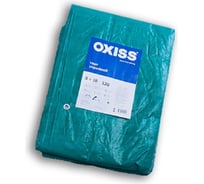 Тент укрывной 120 г/кв.м, 8x10 м, зеленый/серый Oxiss 4630025420536