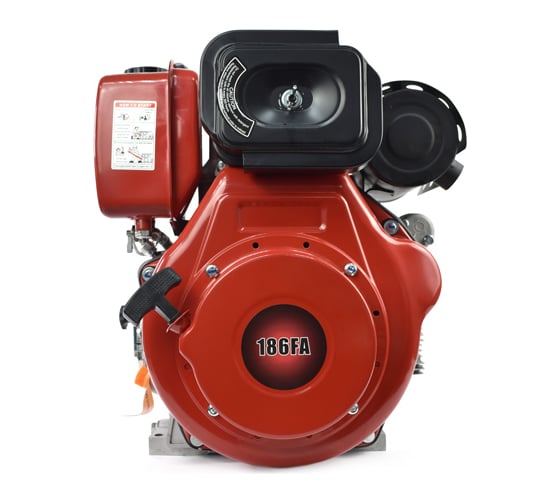 Дизельный двигатель ENERGY POWER 186FAE (S-тип, эл. запуск) 25x63 мм REDVOLT 186FA-S-E