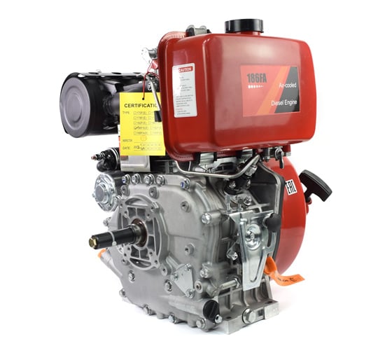 Дизельный двигатель ENERGY POWER 186FAE (Q-тип, эл. запуск) 25.4x88 мм REDVOLT 186FA-Q-E