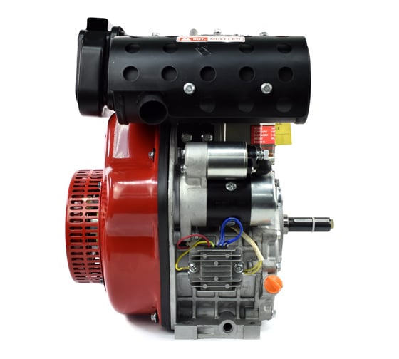 Дизельный двигатель ENERGY POWER 186FAE (Q-тип, эл. запуск) 25.4x88 мм REDVOLT 186FA-Q-E