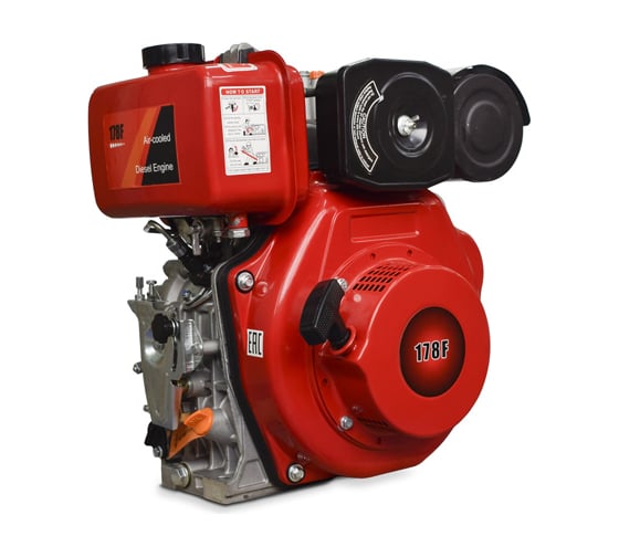 Дизельный двигатель ENERGY POWER 178FE (S-тип, эл. запуск) 25x63 мм REDVOLT 178F-S-E
