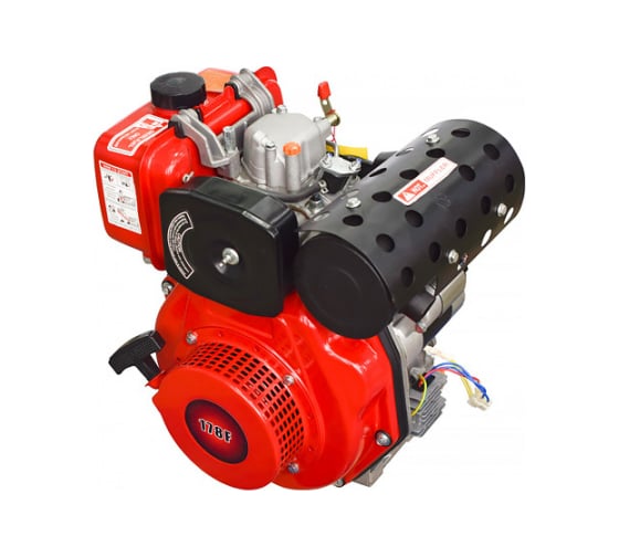 Дизельный двигатель ENERGY POWER 178FE (S-тип, эл. запуск) 25x63 мм REDVOLT 178F-S-E