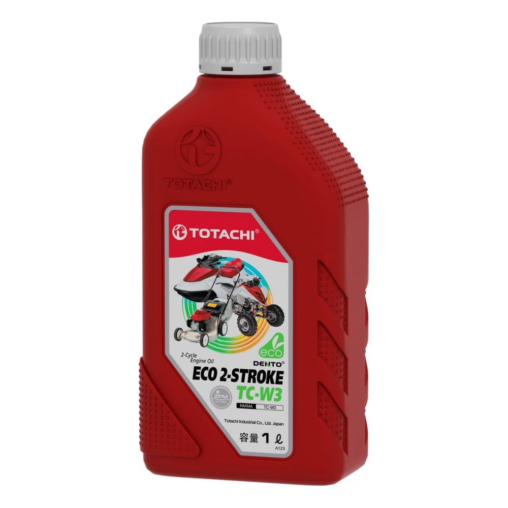 Масло моторное 2-тактное DENTO Eco 2-Stroke TC-W3 1 л, пластиковая ...