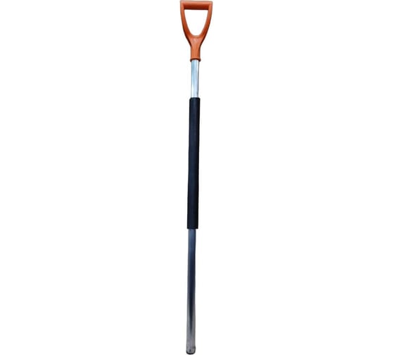 Черенок для лопаты алюминиевый 120 см, 32 мм, с ручкой V образной .