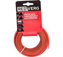 Леска для триммера 2,4 мм, 15 м, круглая,  армированная REDVERG 6615765