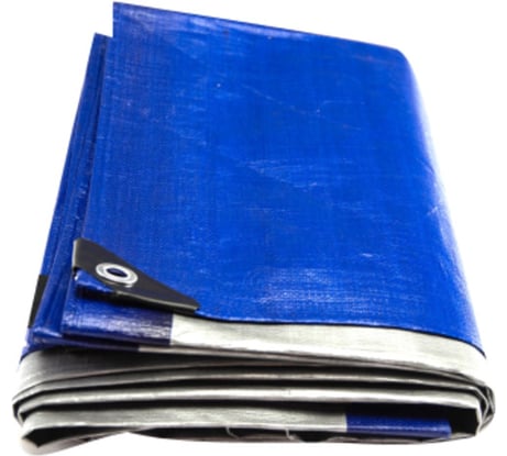 Тент укрывной Тарпаулин 4х10 м, 180 г.м.кв., синий ООО ПКФ БРЕЗЕНТ В41018012