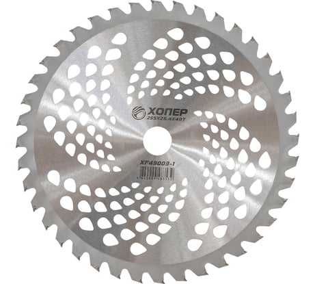 Нож для триммера CF49003-I 255х25.4 мм, 40T ХОПЕР 4640009483532