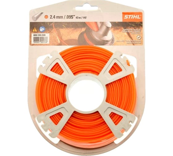 Леска триммерная круглого сечения 2,4 мм, 43 м STIHL 0000-930-2339 1