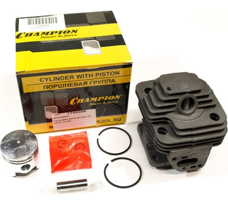 Поршневая группа Champion-Сервис для мотокос 33 куб.см (без прокладок) см. 033112300 1700009