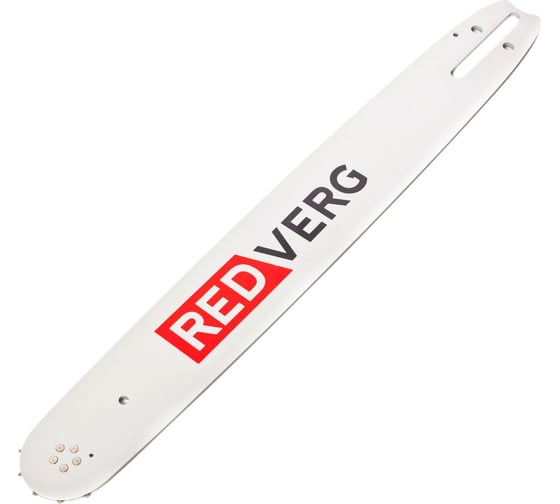 Шина усиленная для цепи 450 мм (18"), 3/8", 1.5 мм, 68 звеньев (RD185C009/2) REDVERG 6684114