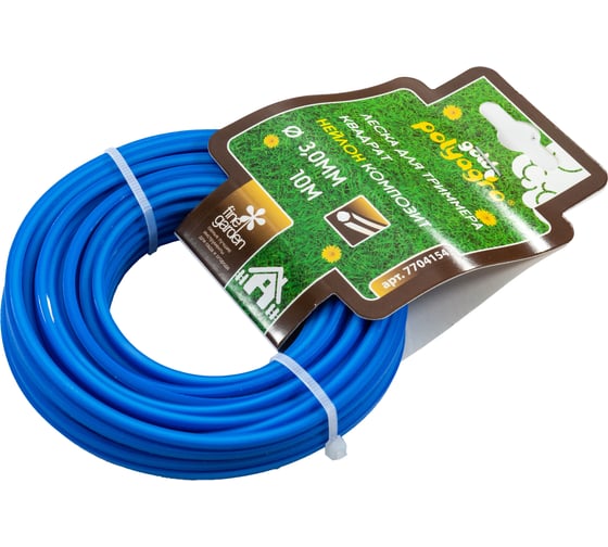 Леска для триммера Gold "квадрат композит" POLYAGRO 3,0мм х10м 7704154