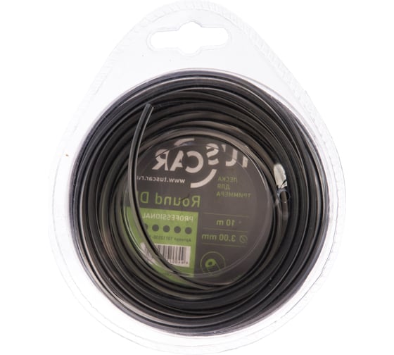 Леска для триммера Round DUO, Professional, 3.0 мм, 10 м TUSCAR 10112530-10-1