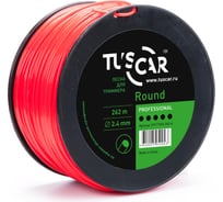 Леска для триммера Round, Professional, 2.4 мм, 262 м TUSCAR 10111524-262-4