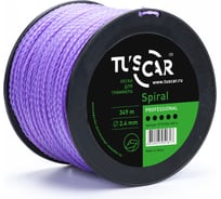 Леска для триммера Spiral, Professional, 2.4 мм, 349 м TUSCAR 10131524-349-4