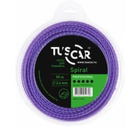 Леска для триммера Spiral, Professional, 2.4 мм, 59 м TUSCAR 10131524-59-1