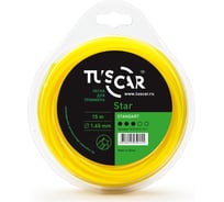 Леска для триммера Star, Standart, 1.65 мм, 15 м TUSCAR 10121316-15-1