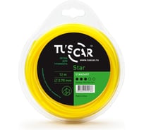 Леска для триммера Star, Standart, 2.7 мм, 12 м TUSCAR 10121327-12-1