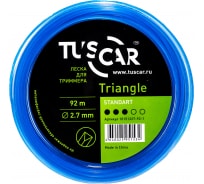 Леска для триммера Triangle, Standart, 2.7 мм, 92 м TUSCAR 10151327-92-1