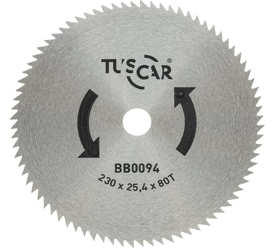 Нож для мотокосы BB0094, Premium, 230x25,4x80T, Saw TUSCAR 1030094211-80-2