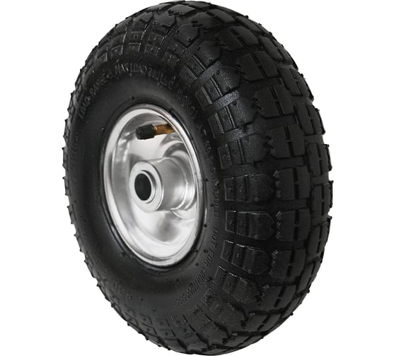 Колесо надувное 3.50-4 260 мм F20 2 втулки (длина 75 мм) хром. диск МастерАлмаз 10506282 1
