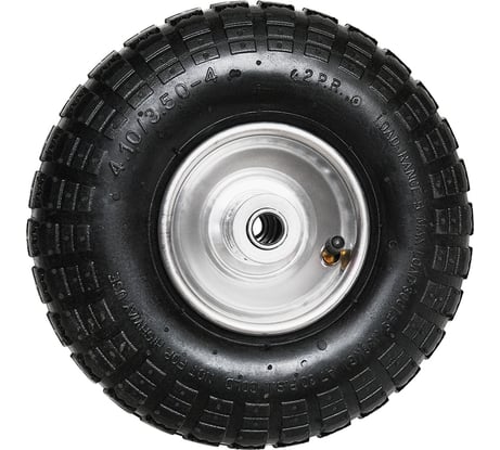 Колесо надувное 3.50-4 260 мм F16 2 втулки (длина 75 мм) хром. диск МастерАлмаз 10506271