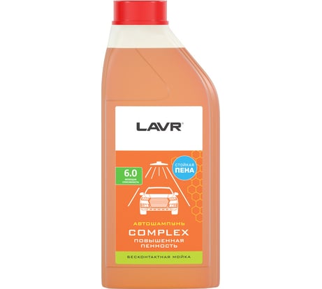 Автошампунь для бесконтактной мойки COMPLEX 1 л Лавр Ln2321