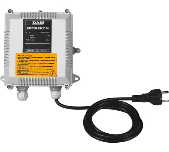Шкаф управления CONTROL BOX 4" 2 1.5 Kw DAB 108003290 1