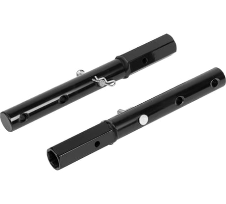 Удлинители осей шестигранник 23 мм / круг 30 мм, длина 290 мм, комплект 2 шт Denzel 59909