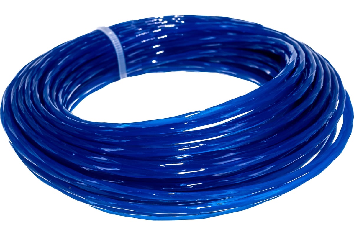 Леска для триммера Крученый Квадрат диаметр 2.4 мм длина 15 м Premium ...