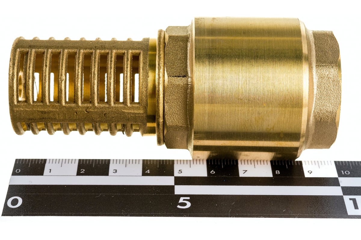 Обратный клапан с сеткой