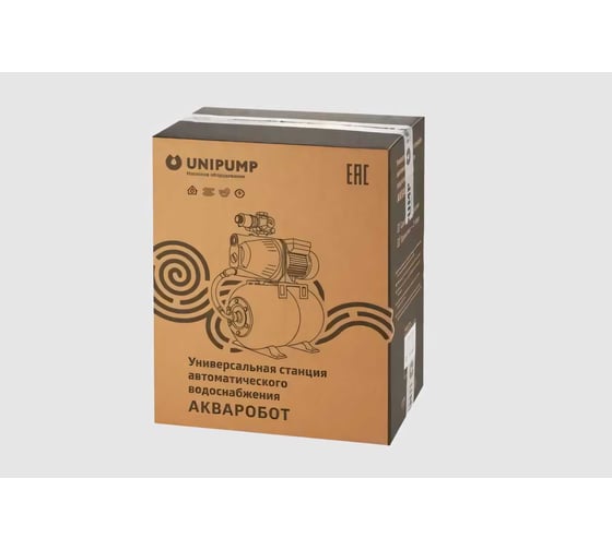 Комплект автоматики АКВАРОБОТ М c гидроаккумулятором (24 л) Unipump 39602