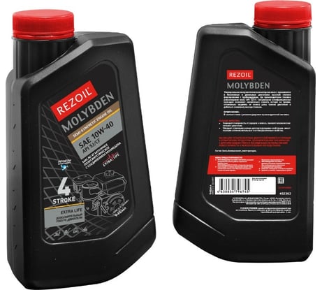 Полусинтетическое 4-тактное масло SAE 10W-40 API SJ/CF 0,946 л REZOIL MOLYBDEN 03.008.00026