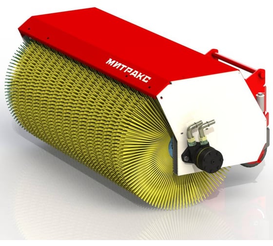 Щетка коммунальная фронтальная ЩТ-120 МИТРАКС mitrax10