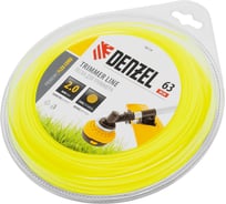 Леска для триммера круг 2 мм х 63 м блистер FLEX CORD DENZEL 96118