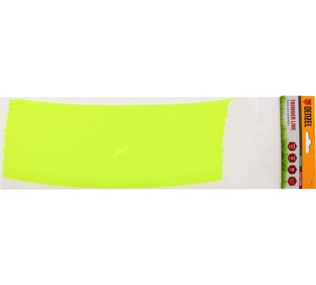 Леска для триммера круглая нарезанная 2,4 мм х 30 см 50 шт FLEX CORD DENZEL 96101