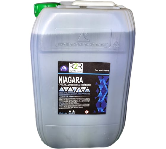 Автошампунь Niagara, 20 кг, для бесконтактной мойки R2R 4040-00016 1