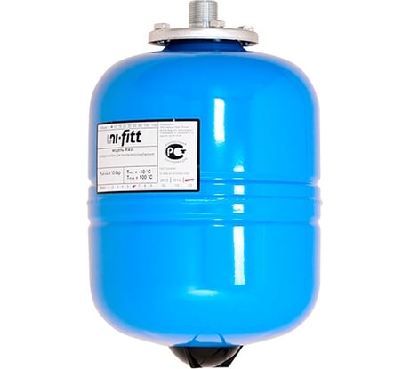 Гидроаккумулятор расширительный Uni-Fitt бак 24 л, для водоснабжения, вертикальный WAV24-U