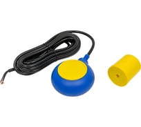 Выключатель поплавковый TSY-3, шнур 5 м, 16A, синий-желтый HLT 085-24-07