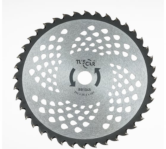 Нож для мотокосы BB1045, Professional, 255x25,4x40T, Duo Sharp TUSCAR 1031045112-40-2